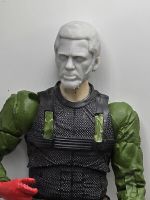 3d Print TROPIC THUNDER KIRK LAZARUS HEAD#1  1:10 7'' MCFARLANE DC MULTIVERSE