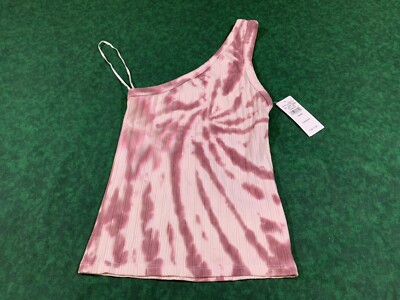 NEW American Eagle Cold Shoulder Off Shoulder One Shoulder TIE DYE  XS