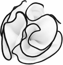 Selection of Formal round  Pre-Folded Pocket Squares for Men