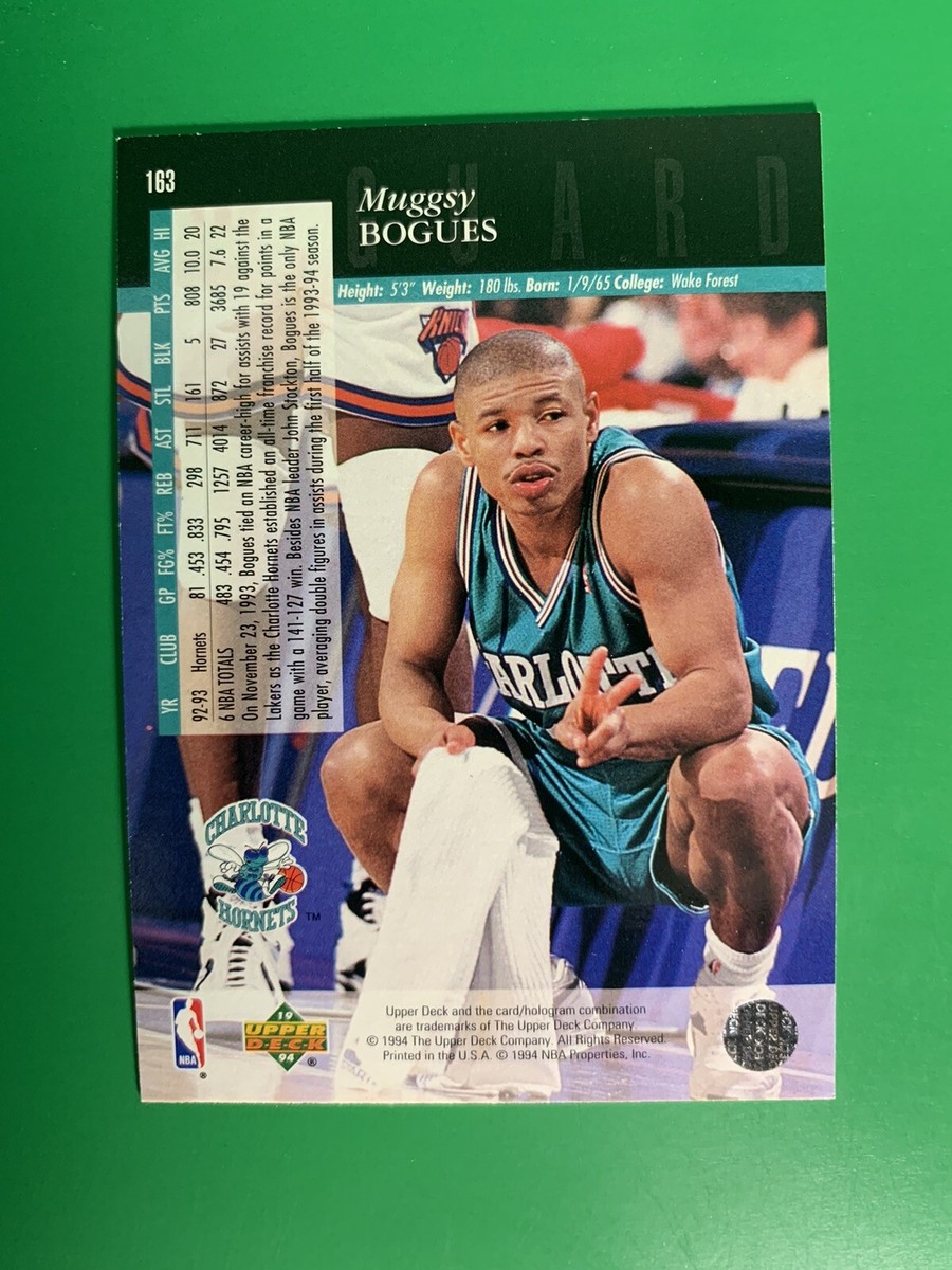 1993-94 Upper Deck Muggsy Bogues #163 Charlotte Hornets | eBay