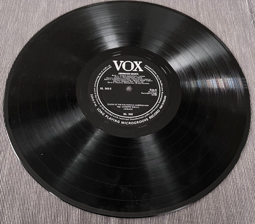 Ambrosian Chants Polifonica Ambrosiana Giuseppe Biella VOX DL 343 ltd ed 3 X LP - Picture 3 of 9