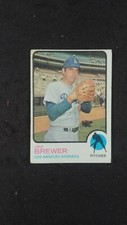 1973 Topps baseball card # 126 Jim Brewer   ( G to VG )