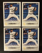 4 Roansy Contreras Flagship Rookie Card RC 2022 Topps Series 2 #543 Pirates. rookie card picture