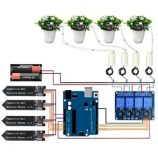 4-way Automatic Irrigation System DIY Kit Self Watering Garden Flower Greenhouse
