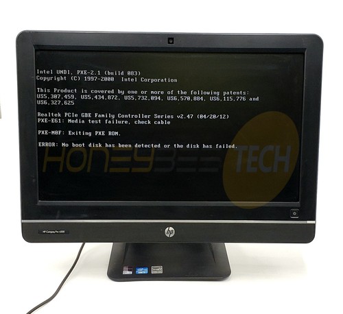 HP COMPAQ PRO 4300 AIO INTEL CORE i3-3220 3.3GHZ 4GB RAM 250GB HDD NO OS TESTED - Afbeelding 6 van 6