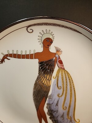 House of Erte Franklin Mint Limited Edition Collector's Plate Diva