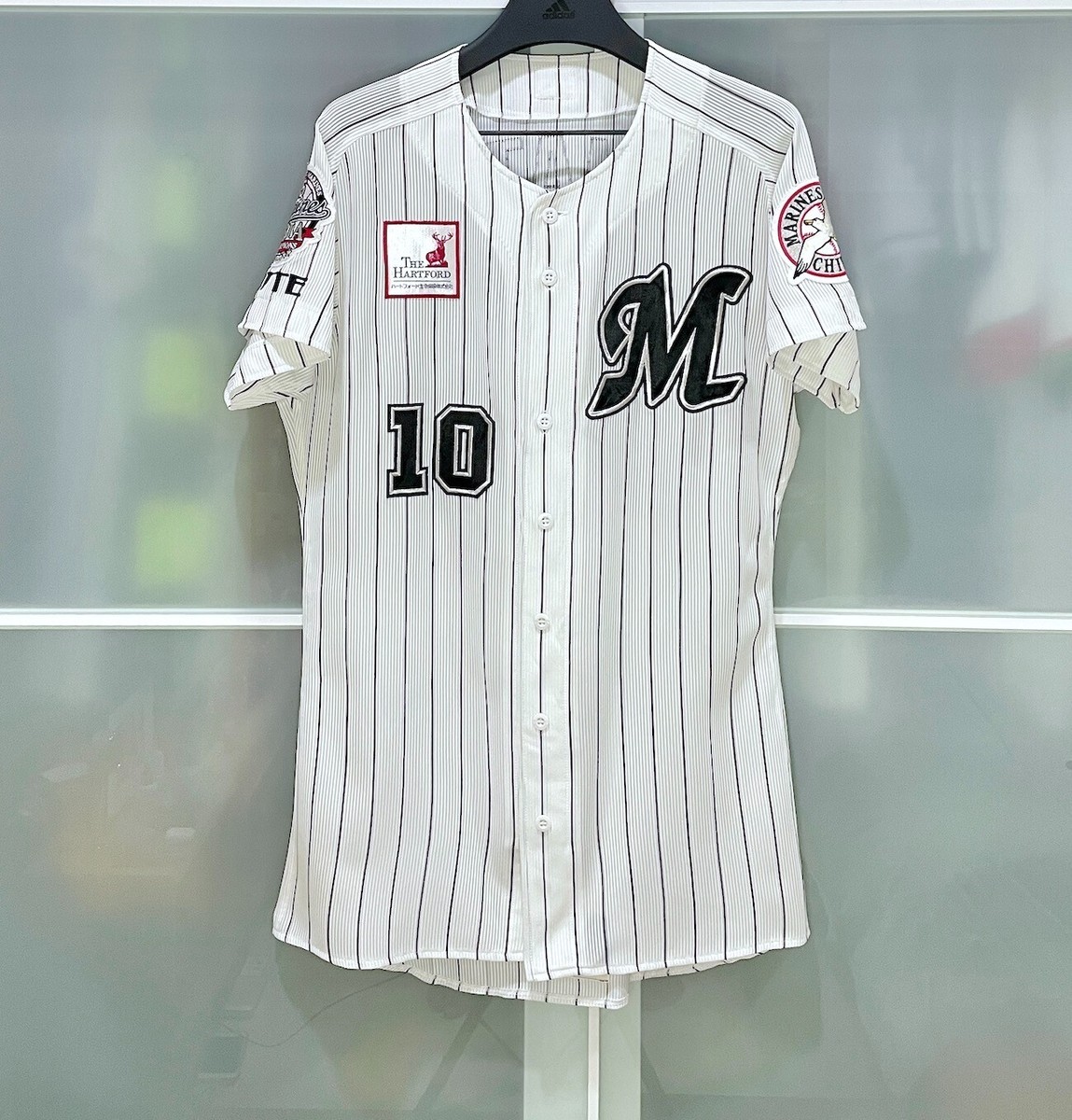 MIZUNO PRO CHIBA LOTTE MARINES OHMATSU #10 BASEBALL GAME ISSUE