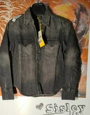 Camicia JEANS LEE Woman Tg S GRIGIO SCURO prim/estate  NUOVA  etichetta vintage