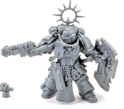 WARHAMMER 40K SPACE Marine Bladeguard Ancient Un-Primed Primaris - Foto 3