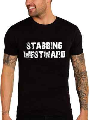 Herren Grafik T-Shirt Nach Westen stechen   Stabbing Westward