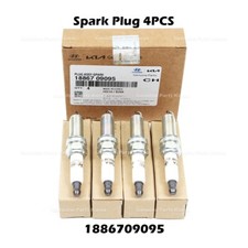 ⭐Genuine⭐ Spark Plug 4PCS 1886709095 for Hyundai Elantra Kona Kia Forte Seltos