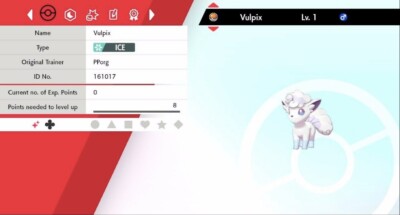 Pokemon Schwert & Schild Shiny Alolan Vulpix 6IV Max EVs