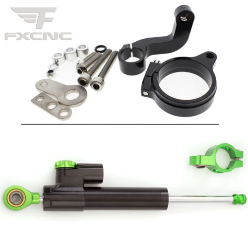 FXCNC Steering Damper Stabilizer Mounting Kit Fit BMW R1200 CL GS 2013-2014 - Picture 1 of 48