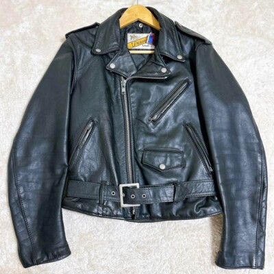 Schott Perfecto Double Leather Riders Jacket Size 36 Made in USA
