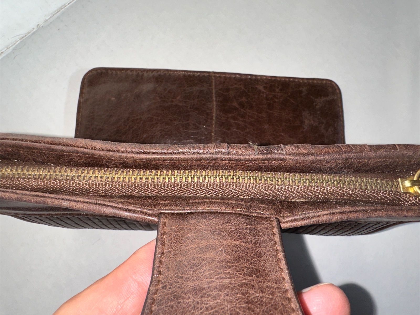 Juicy Couture Brown Leather Juicy Princess Wallet With ID, CC, Change, Cash image 6