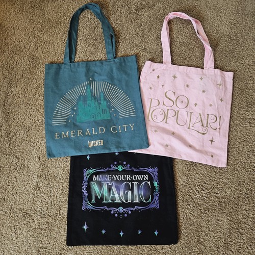 Wicked Target Bullseye 3 Tote Bag Set Ariana Grande 2024 Movie