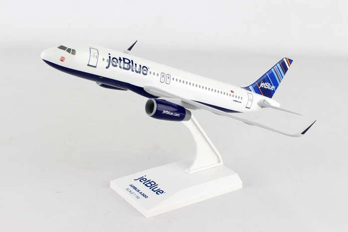 Skymarks SKR952 JetBlue Airbus A320-200 código de barras escritorio modelo avión 1/150 Foto 3 de 4