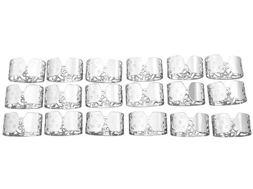 Sterling Silver Napkin Rings Contemporary (2000) - Picture 4 of 13