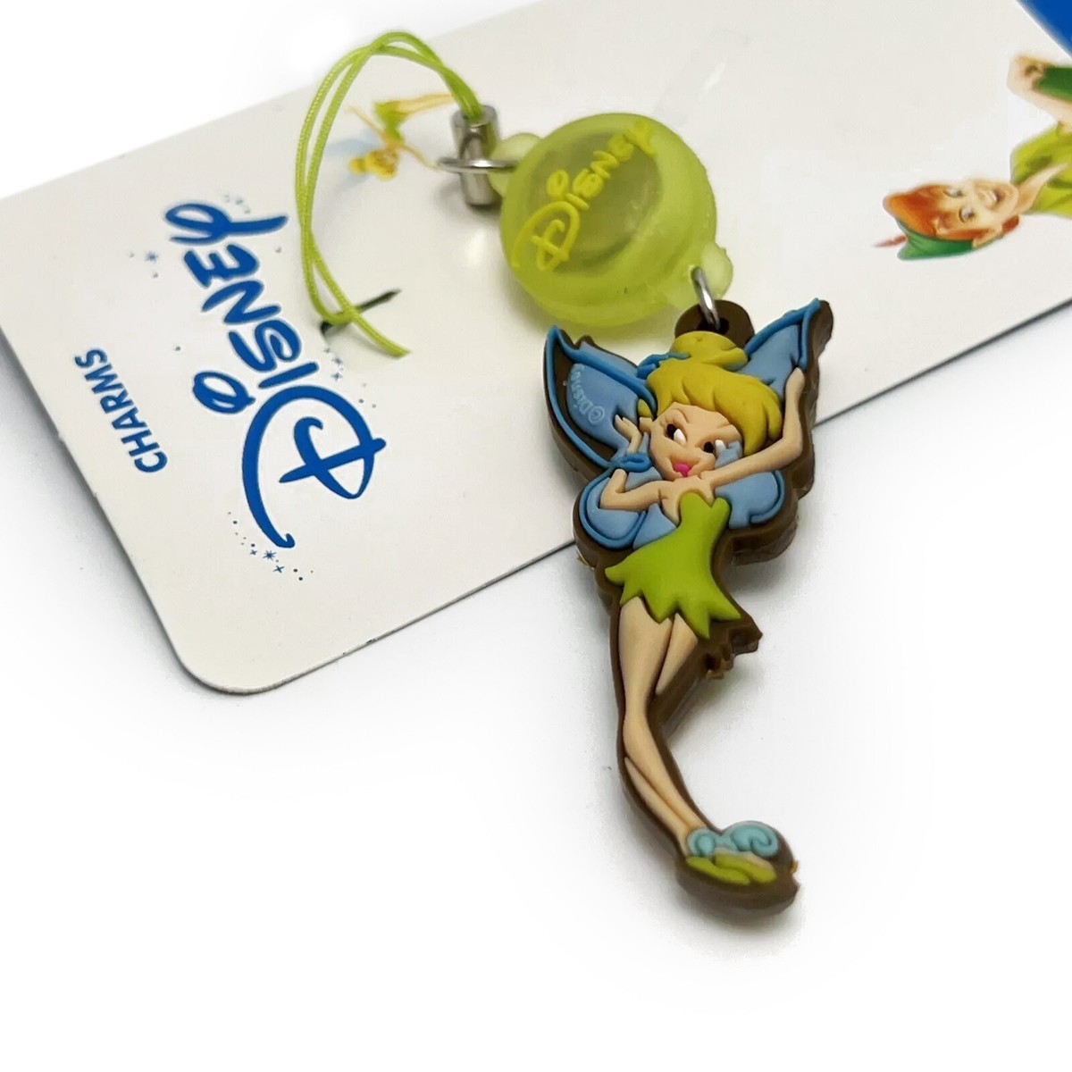 Official Disney Tinker Bell 3D Figure Charm Strap for Purse Key Chain  Cellphone