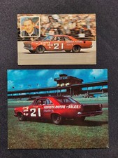 Postales de Marvin Panch 1965 y 1966, NASCAR Wood Brothers Ford #21