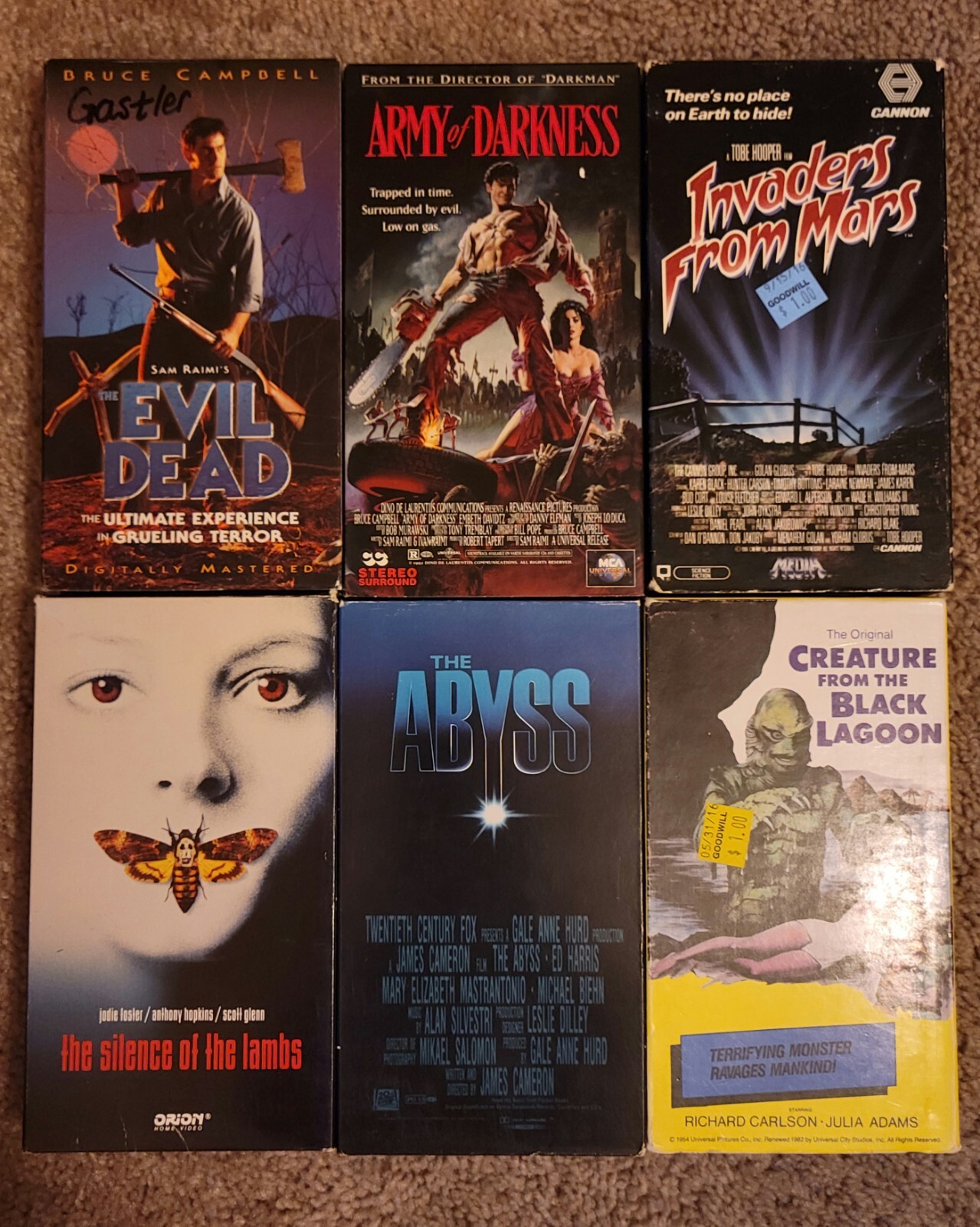 VHS Horror movie lot Of Cult Classics eBay