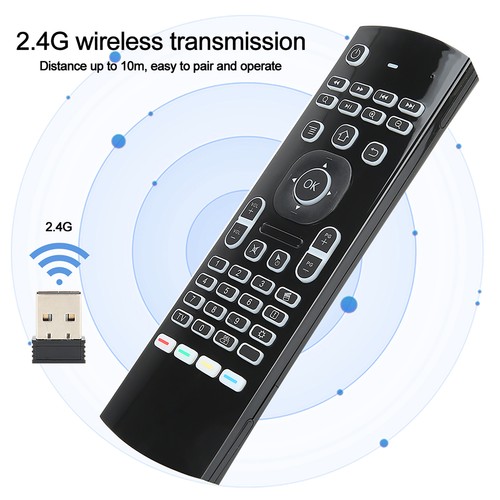 6‑Axis Backlight 2.4G Wireless Dual Side Keyboard Infrared Sensor Remote Con Fit - Picture 12 of 19
