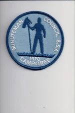 1970 Minuteman Council Camporee patch