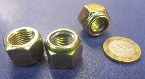 Grade 8 Hex Lock Nut, Steel, RH, 1/2"-20 x 3/4" W x 19/32" H, 20 Pcs - Picture 13 of 14