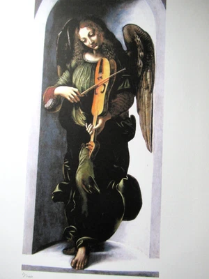 L. DA VINCI: Schöne Lithographie limitiert auf 300 Exemplare, signiert 50x65cm - Bild 1 von 4