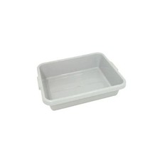 Winco PL-7G Bus Tub, Gray | 21-1/2 x 15 x 7