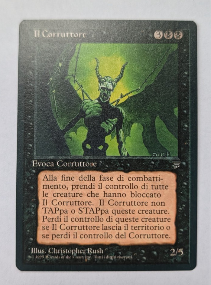 Magic Mtg Italian Legends The Wretched   MINT condition
