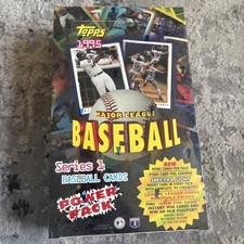 1995 Topps Series 1 Power Pack Baseball Hobby Box 36 Packs NEW