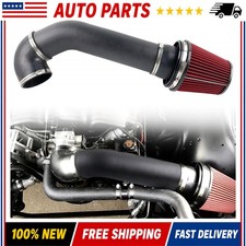 Cold Air Intake Kit 4 High Flow Reusable Air Filter 4 Aluminum Intake Tube
