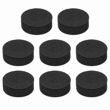 8Pcs Speaker Isolation Pads, 45mmx16mm Black Round EVA Acoustic Foam Pads Feet
