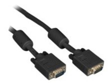 Black Box Vga Video Cable With Ferrite Core, Black, Male/male, 10-ft. 3.0-m -