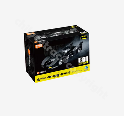Blokees Wheels DC E01 Batman Comic Movie Arkham Knight Batmobil