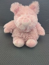 Warmies Junior Microwavable Plush Pink Pig 9" Scented Cozy Heat Pack