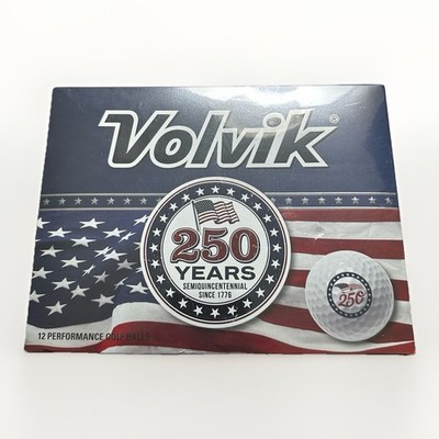 Sealed Volvik Power Soft USA Commemorative 250 Golf Balls 1 Dozen 2 Piece USGA