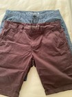 Connor Shorts Men’s Size 36 Blue Burgundy 2 Pairs Excellent Condition Cotton