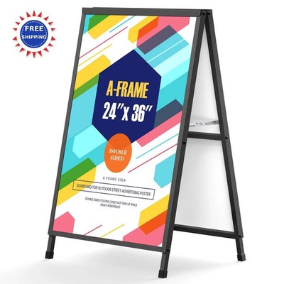 A Frame Signs 36 Inch Outdoor Heavy Duty Sandwich Board Double Sided Relx 24x36