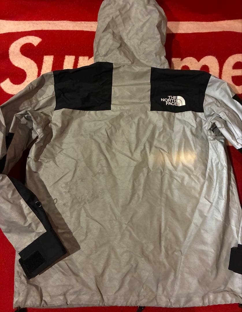 Supreme x THE NORTH FACE Reflective 3M Jacket Large L Size 2013 SS Collection image 9