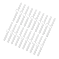  50 Pcs Vertical Curtain Double Hole Hanging Piece Blind Fixing Vane Savers