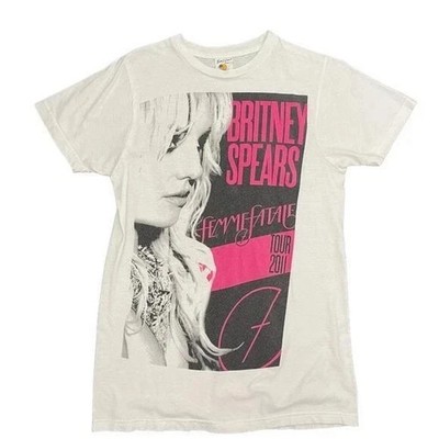 Britney Spears Concert T Shirt 2011 Femme Fatale Tour , Unisex Tee (S-5XL)