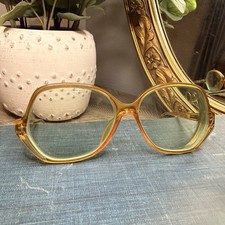 Vtg TERRI BROGAN Glasses Sunglasses Square Lenses 8698 Made In Yugoslavia EUC