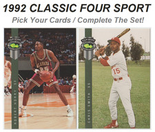 1992 Classic Four Sport - Pick Your Cards / Complete The Set!
