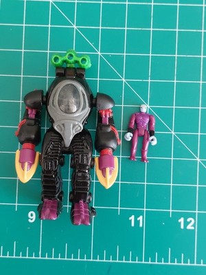 1990s Micro Mech EXO Squad Mini Phaeton Command with Figure