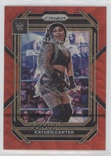 2023 Panini Prizm WWE Ruby Wave Prizm Kayden Carter #118 bp9