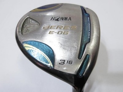 HONMA GOLF BERES E-06 3W Fairway Wood Flex-R 2STAR ARMRQX 43 No H/C