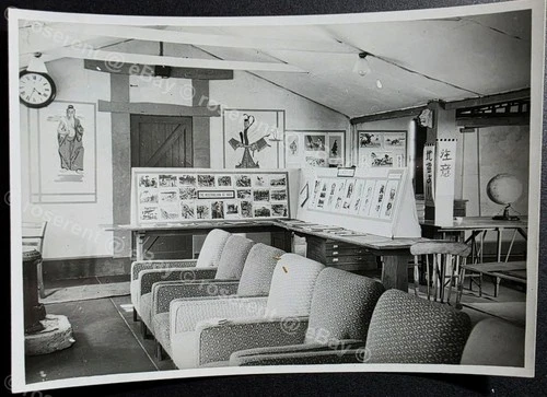 WW2 RAF Intelligence library - O.T.C. Far East Training Room - photo 16 by 12cm