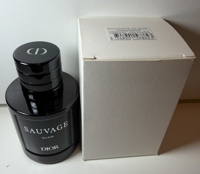Authentic Sauvage Elixir by Christian Dior 2 oz Cologne for Men + 1 Free Sample